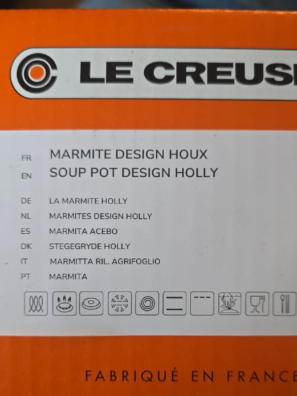 Le Creuset Enameled Cast Iron Holly Soup Pot, 4.5-Qt., Retail Price $365.00 USD